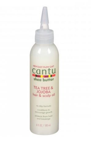 Cantu Shea Butter Tea Tree & Jojoba Hair & Scalp Oil, 6oz (180ml)