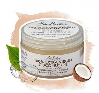 Shea Moisture 100% Extra Virgin Coconut Oil Head-To-Toe Nourishing Hydration, 3.2oz