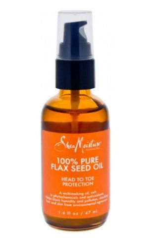 Shea Moisture 100% Pure Flax Seed Oil Head To Toe Protection, 1.6oz