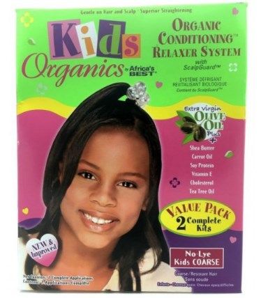 Africa's Best Kids Organics Organic Conditioning Relaxer System No-Lye Value Pack [Coarse]