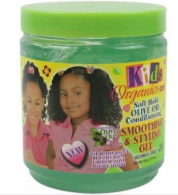Africa's Best Kids Organics Soft Hold Olive Oil Conditioning Smoothing & Styling Gel, 15oz (425)