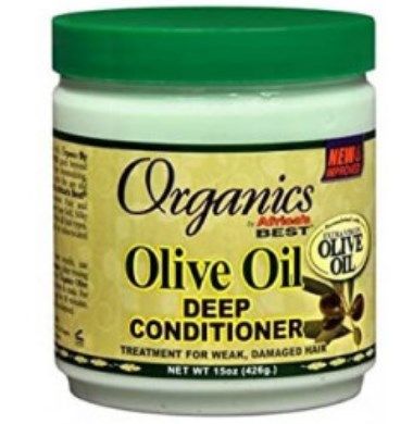 Africa's Best Organics Olive Oil Deep Conditioner, 15oz (426g)