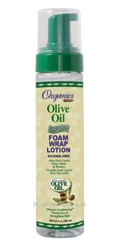 Africa's Best Organics Olive Oil Foam Wrap Lotion, 8.5oz