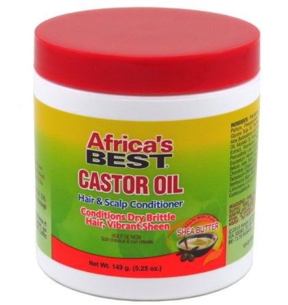Africa's Best Castor Oil Hair & Scalp Conditioner, 5.25 Oz (149g)